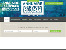 Tablet Screenshot of annuaireffcb.com